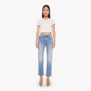 MOTHER Superior The Tripper Flood Fray Jean in Left in the Dust